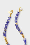 Dark Blue Wave Toga Beach Necklace