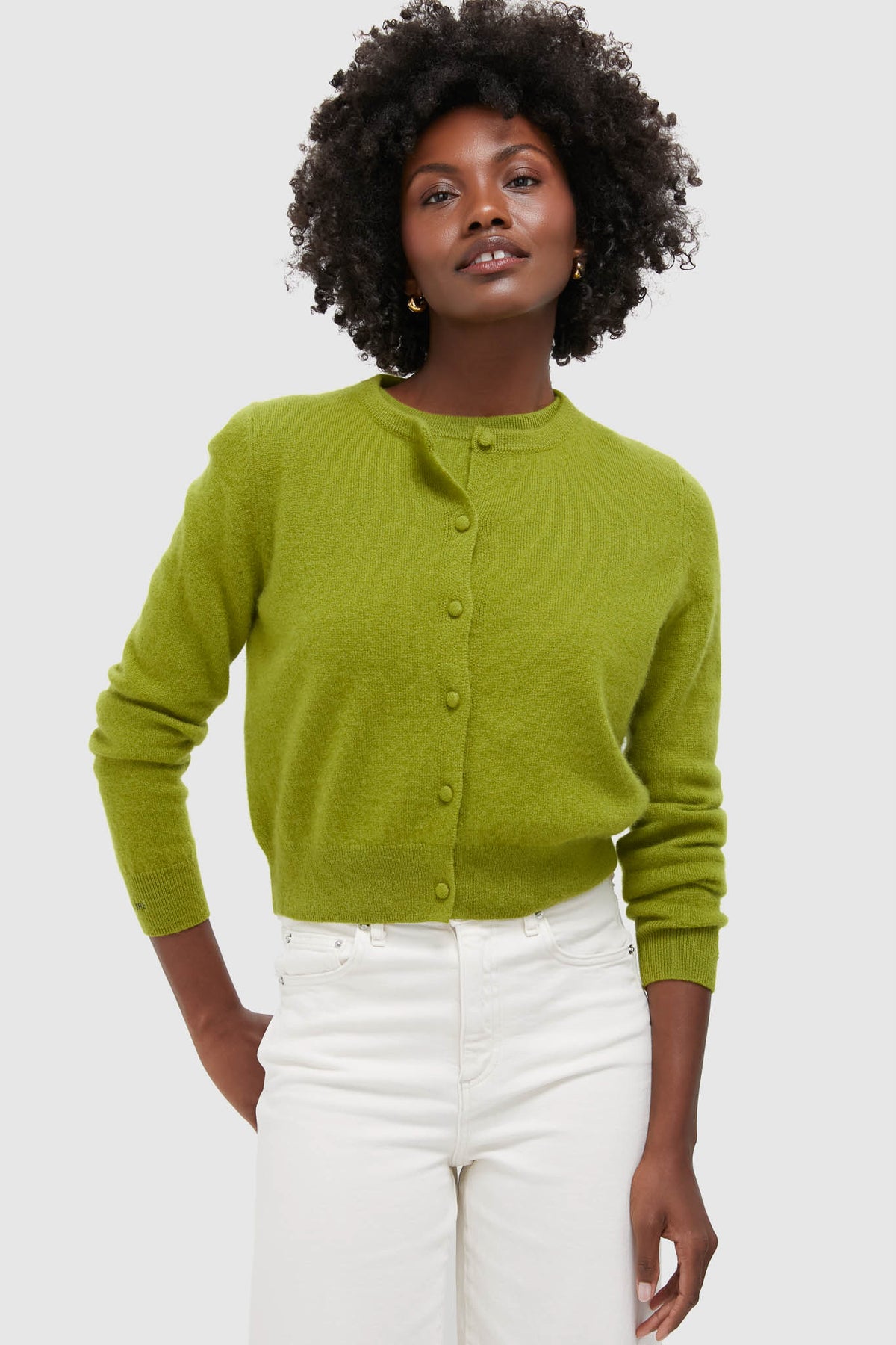 Woodbine Green Riley Cashmere Cardigan