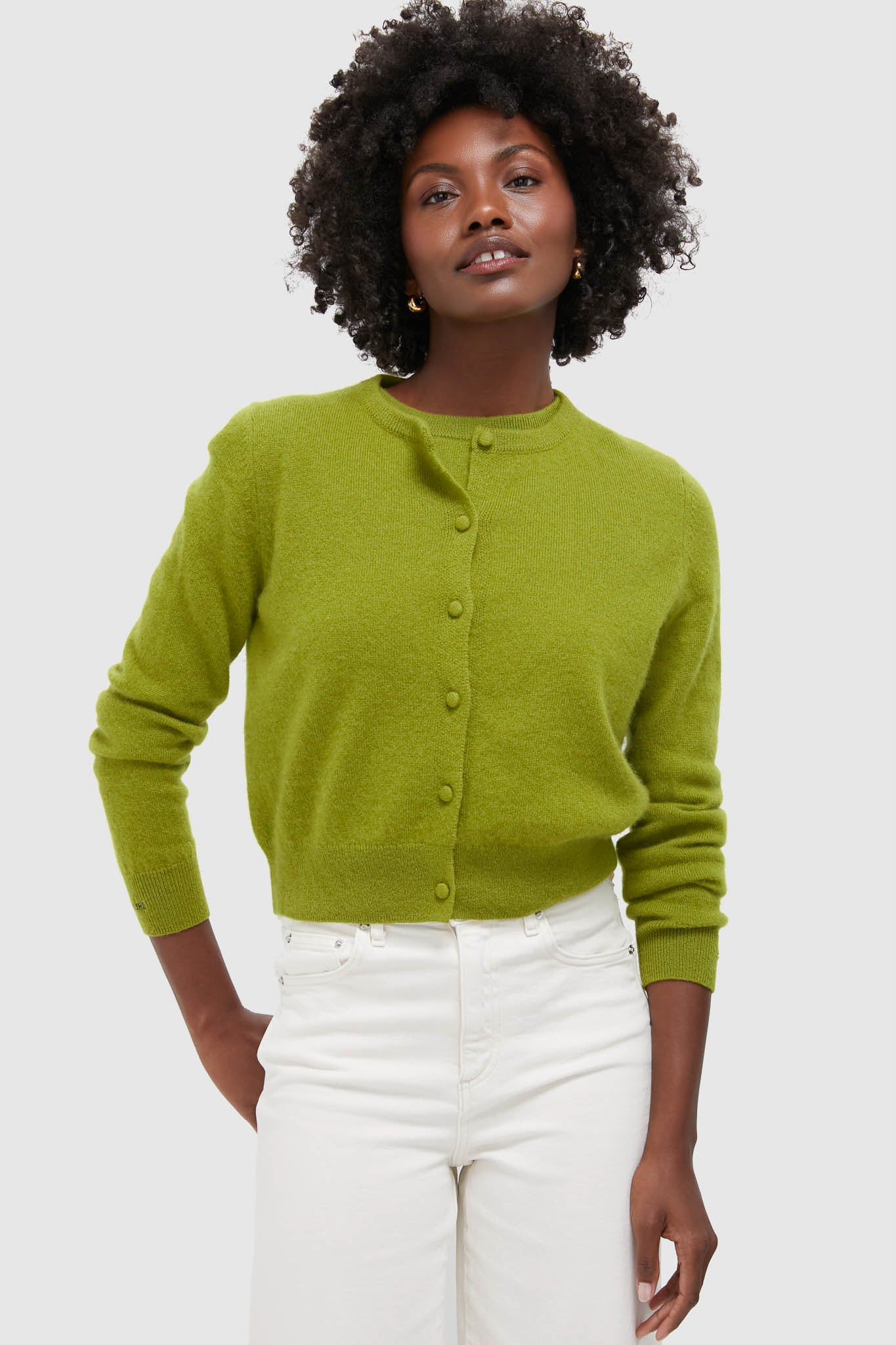 Woodbine Green Riley Cashmere Cardigan