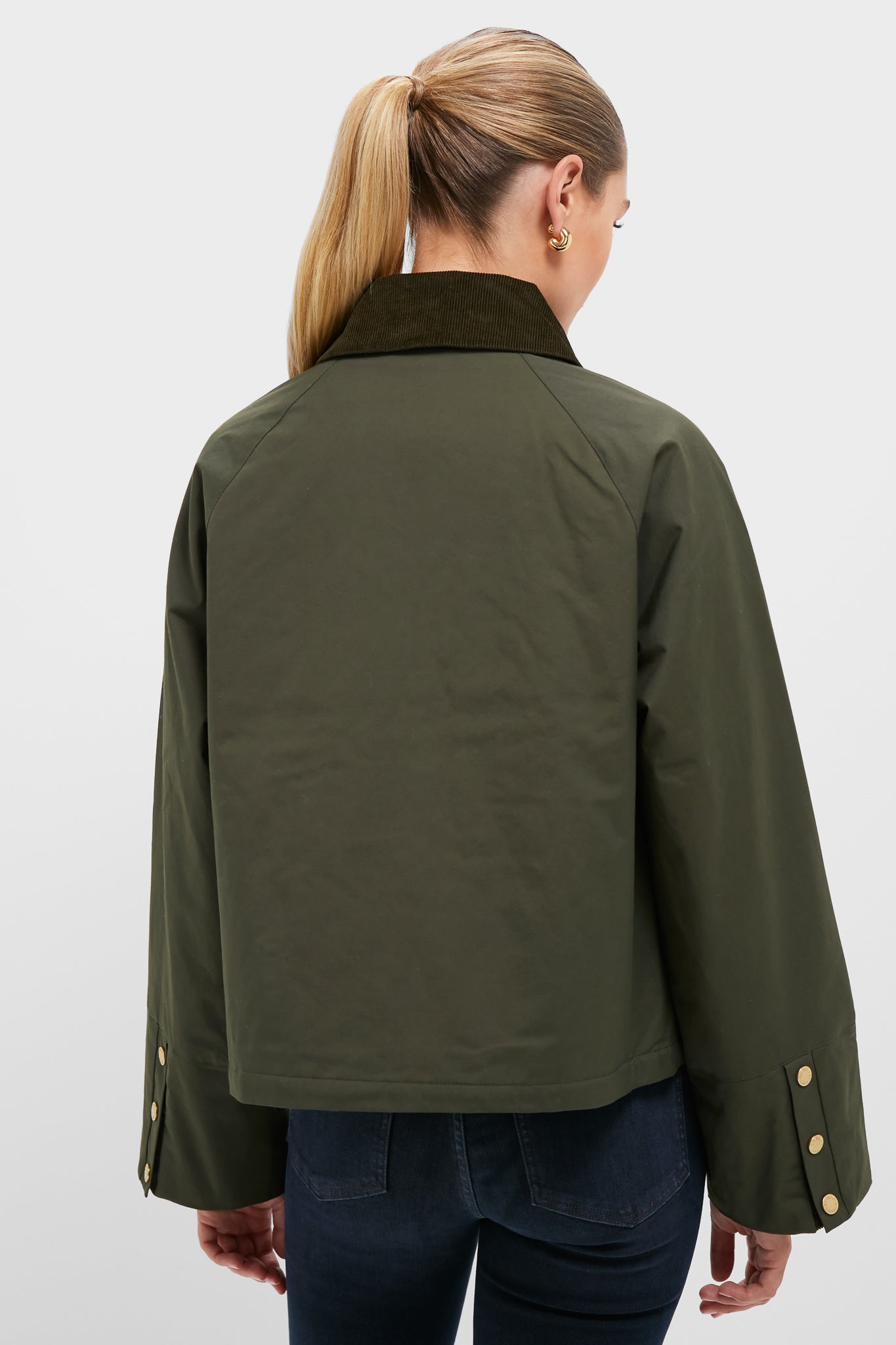 Olive Phoebe Casual Jacket