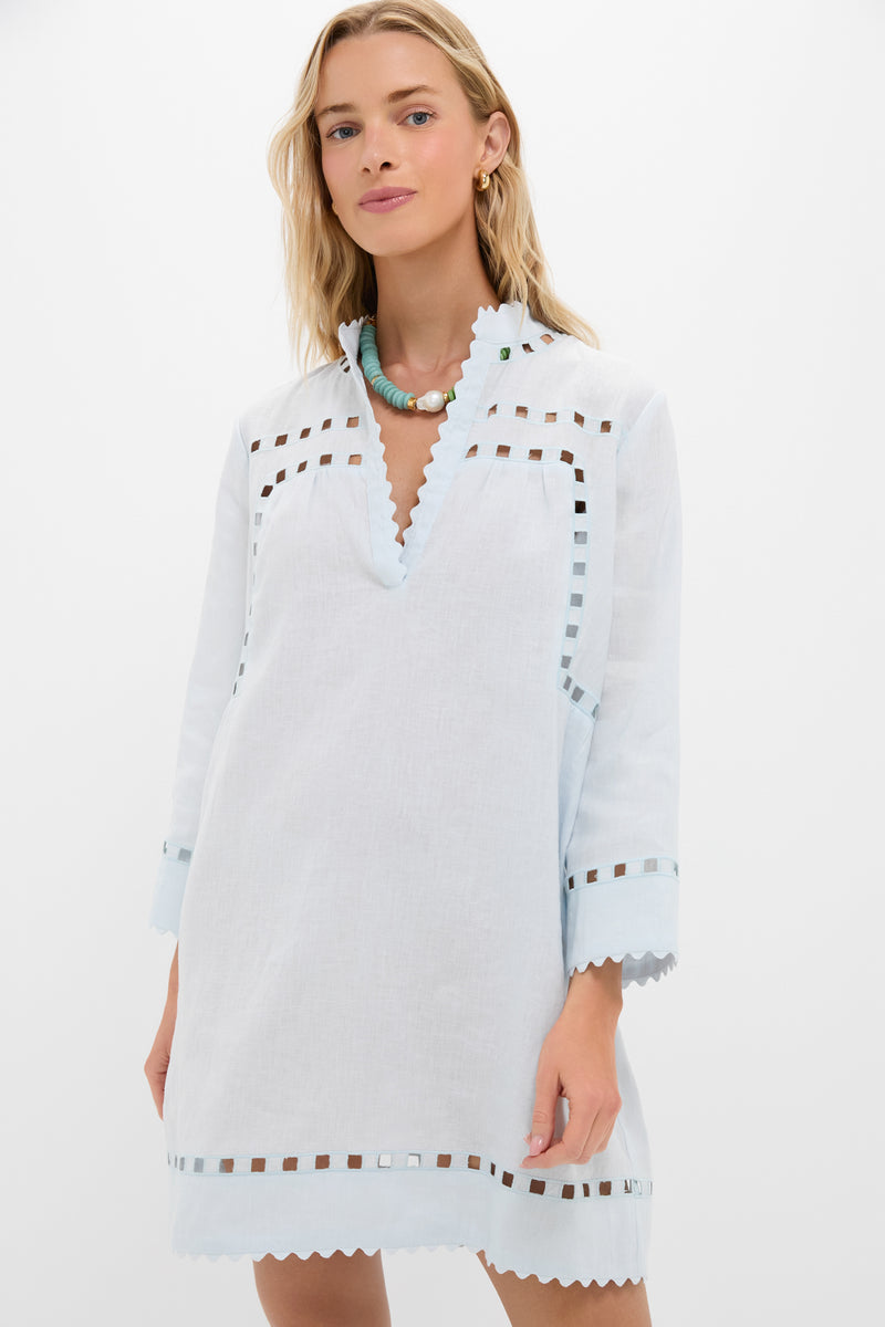 Pale Blue Cutout Dawson Tunic