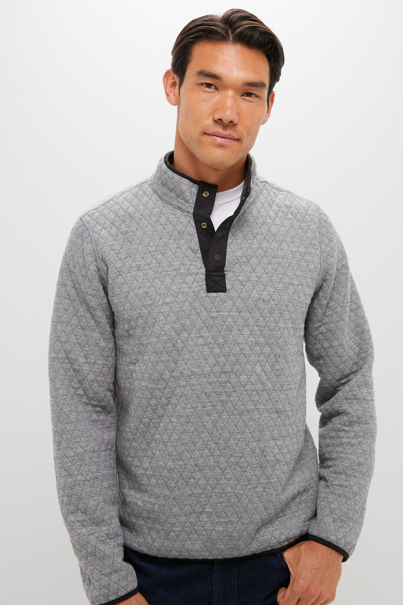 Charcoal Heather Gray Corbet Reversible Pullover