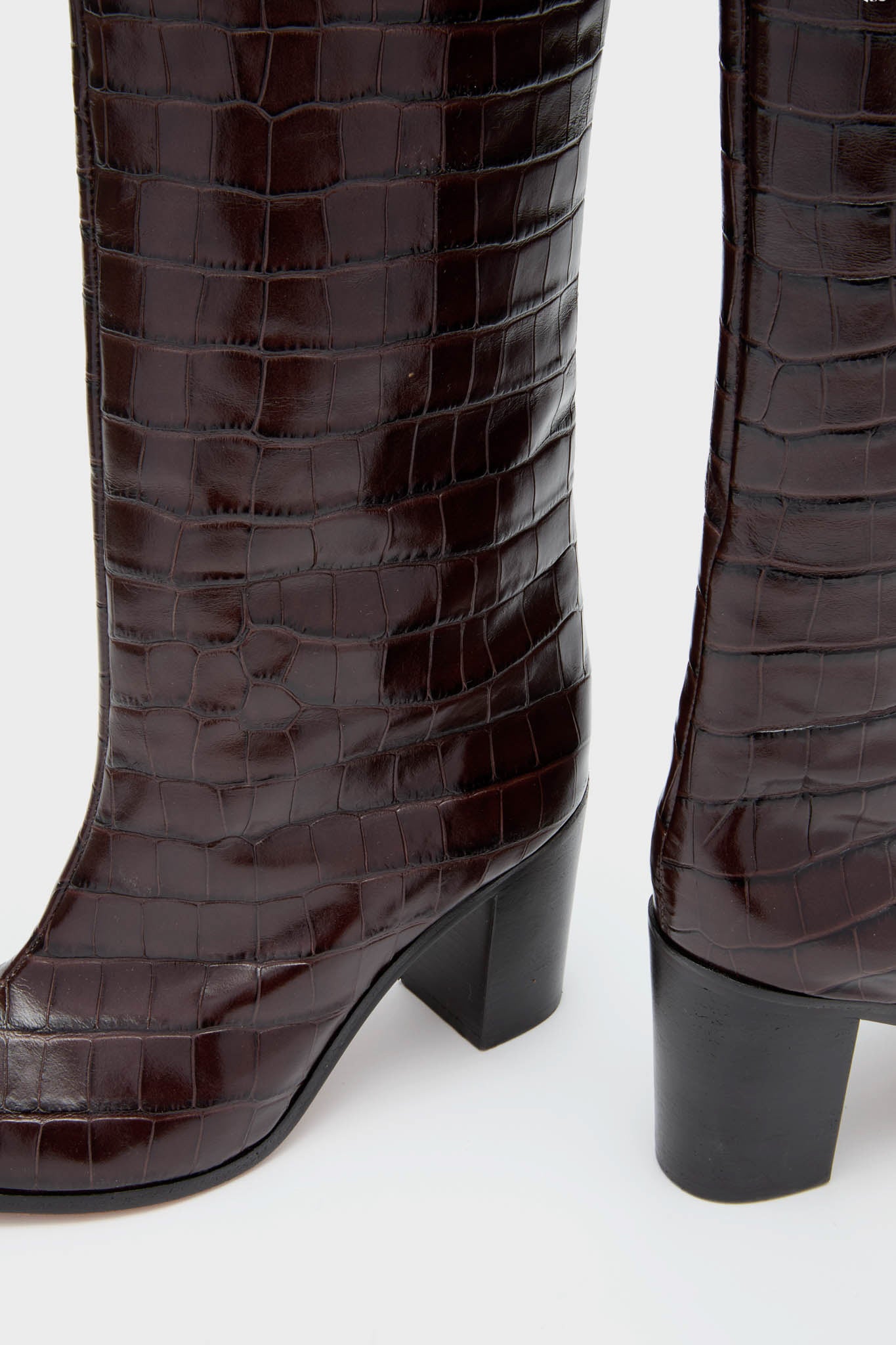 Dark Chocolate Maryana Block Heels