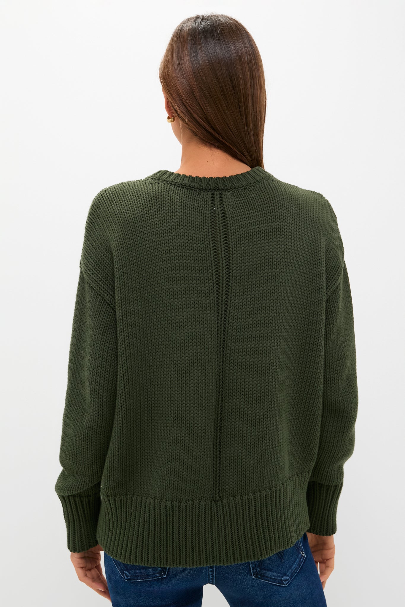 Hunter Green Cotton Cliff Crewneck Sweater | Tuckernuck Hunter Green Cotton Cliff Crewneck Sweater | Tuckernuck