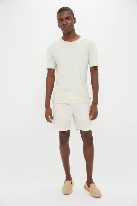Sea Moss Drift Linen Tee