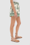 Jade Terrace Cotton Linen Clemence Shorts