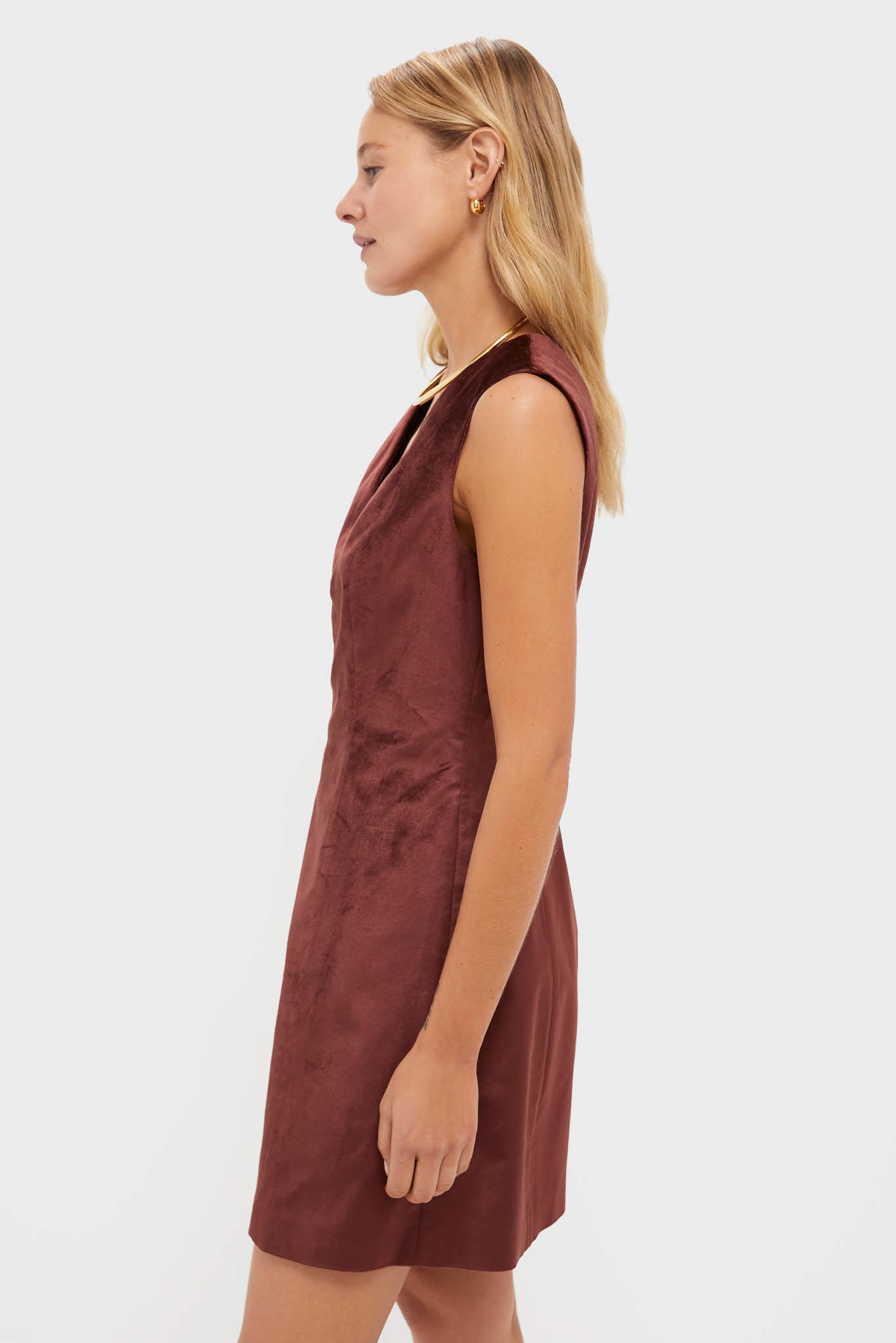 Tuckernuck Chocolate Velvet Mercer Dress Brown Velvet / 4 Tuckernuck Chocolate Velvet Mercer Dress Brown Velvet / 4