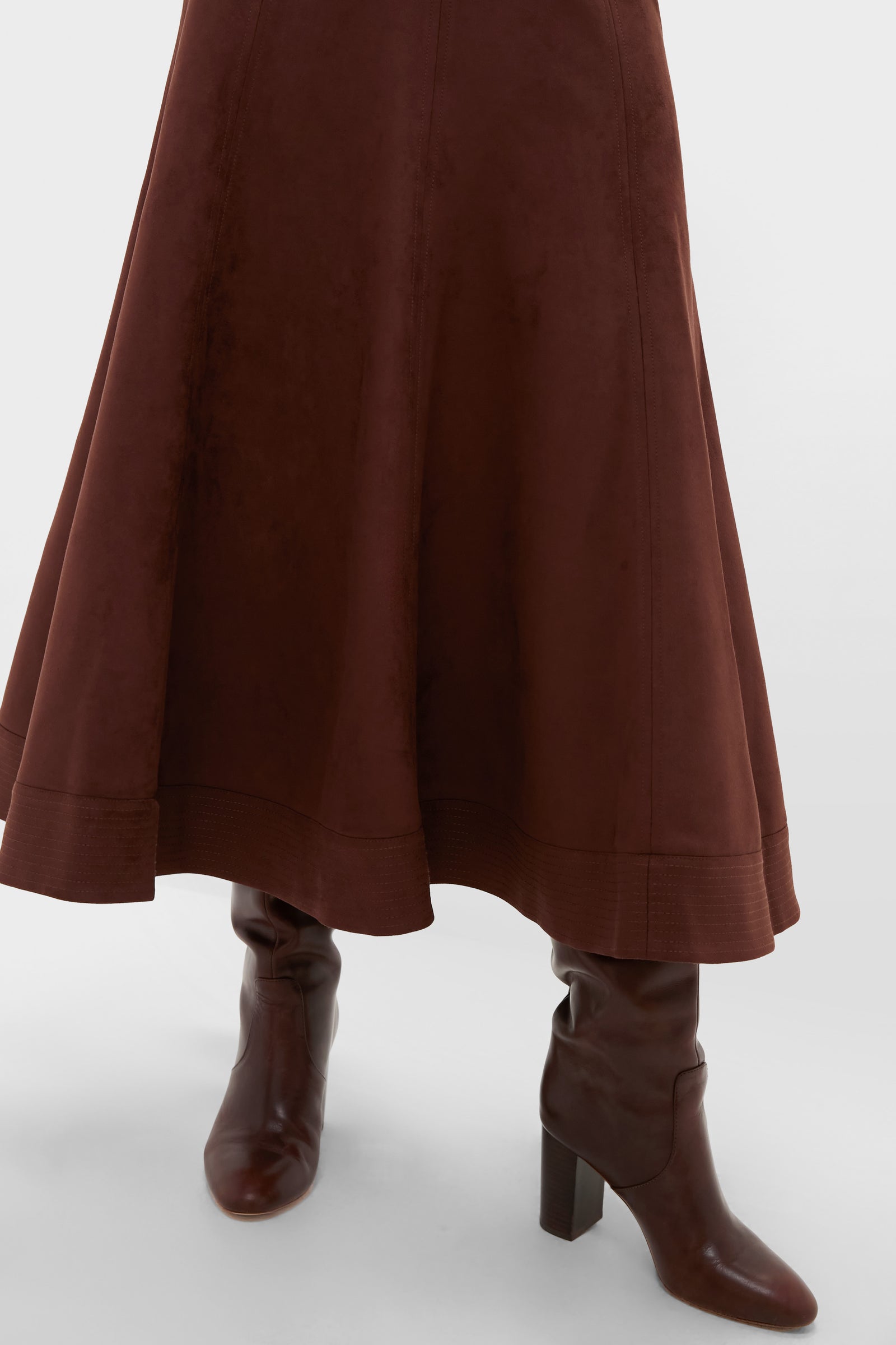 Ganache Vegan Suede Brynn Skirt