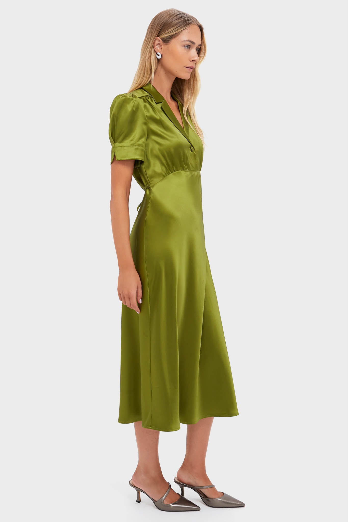 Woodbine Satin Bellamy Dress
