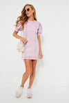 Lilac Stretch Denim Juniper Mini Dress