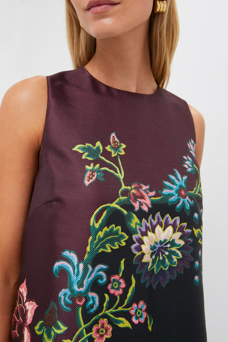 Midnight Moonflower Marlowe Dress