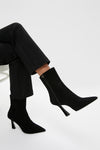 Black Vinnie 85 Zip Booties
