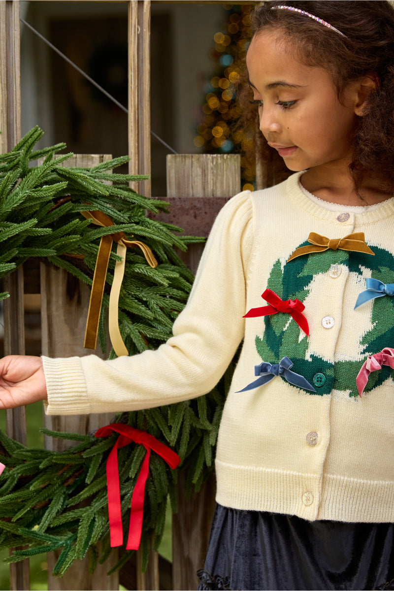 Holiday Wreath Constance Sweater