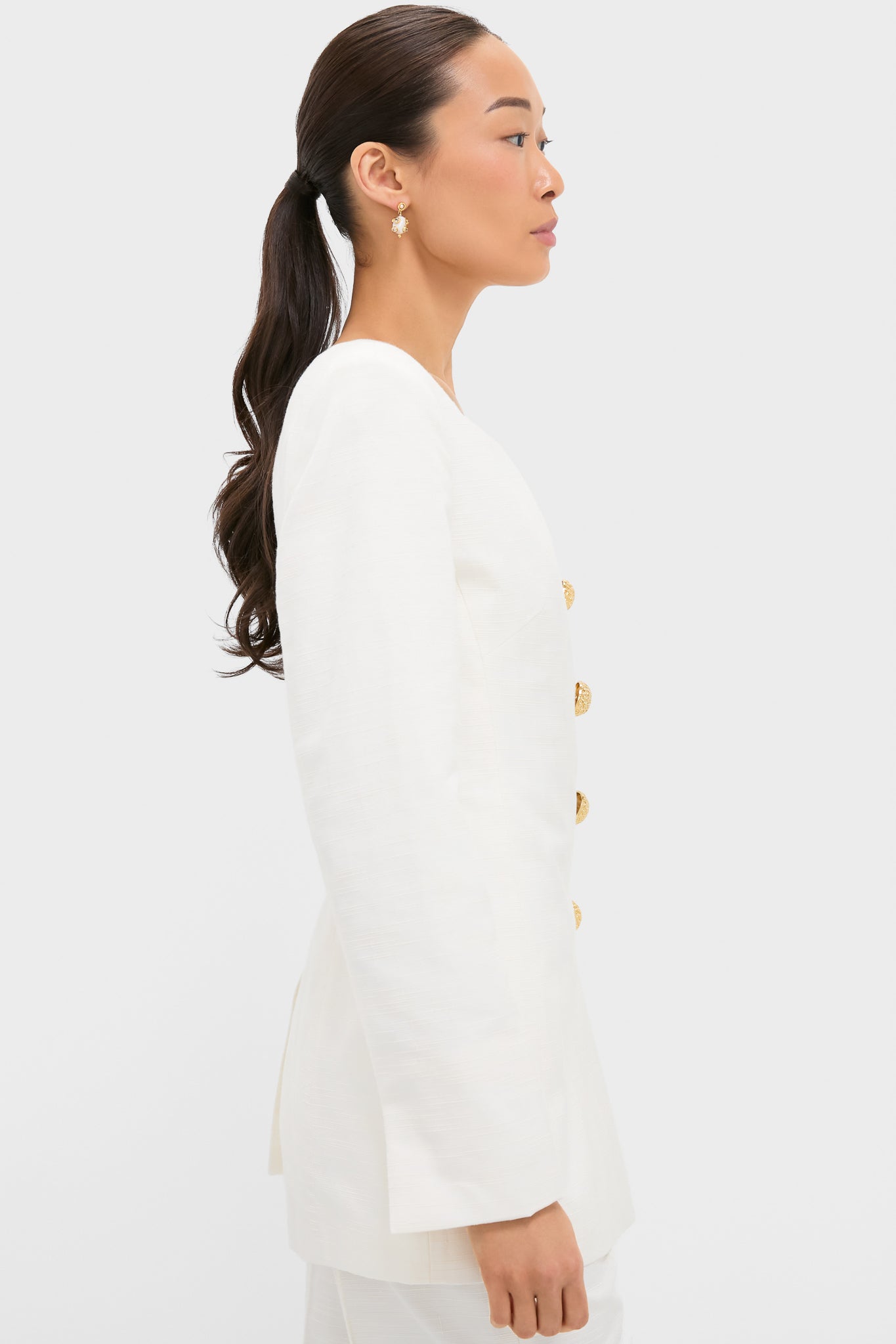 Ecru Claude Textured Jacket