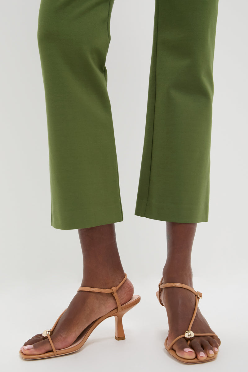 Olive Green Ponte Ashford Pants