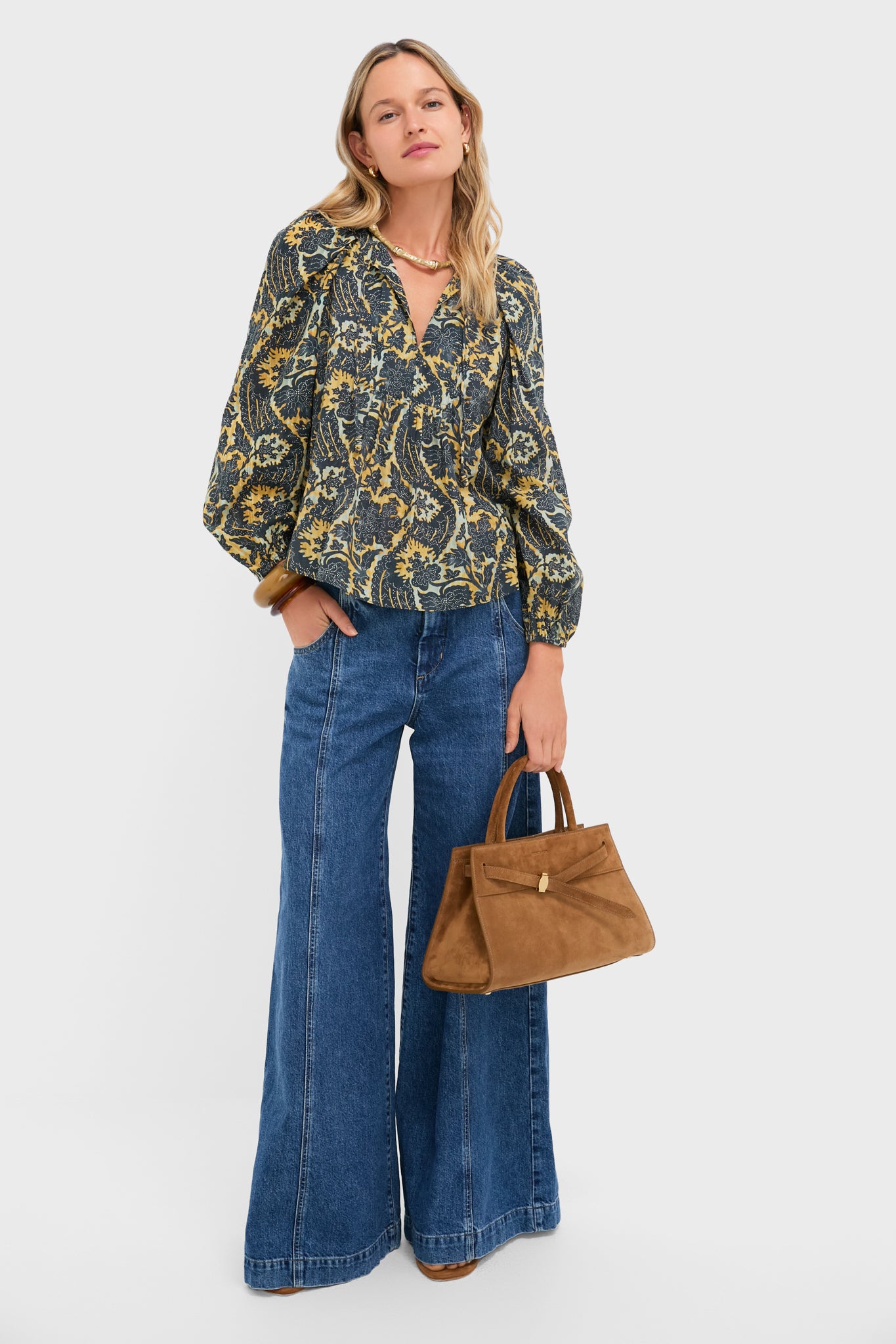 Luna Brea Long Sleeve Blouse