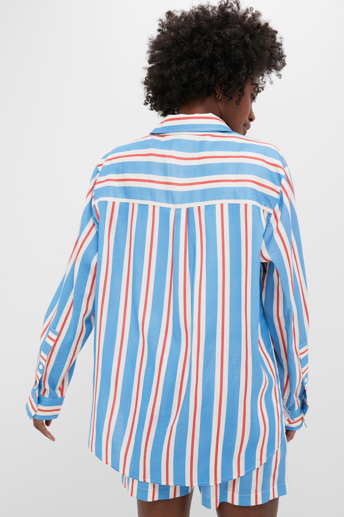 Americana Stripe Avril Button Down