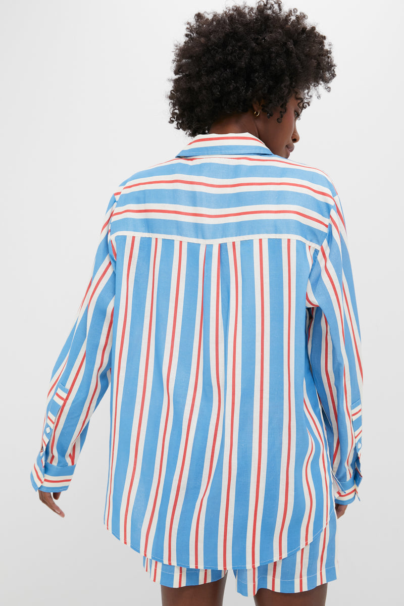 Americana Stripe Avril Button Down