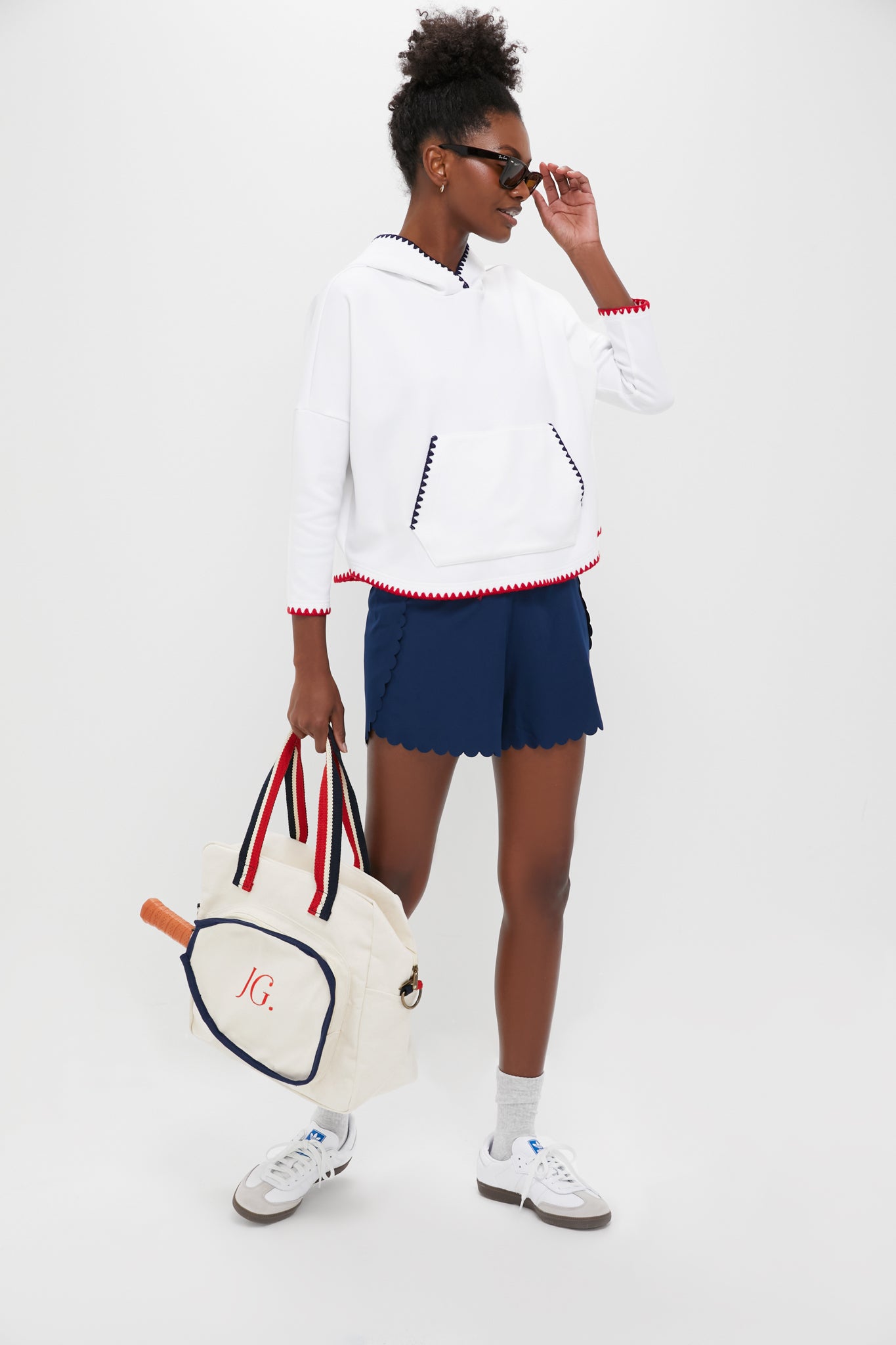 Cropped Americana Eden Sweatshirt | Tnuck Sport