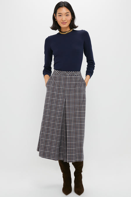 Navy Knit Vanessa Top