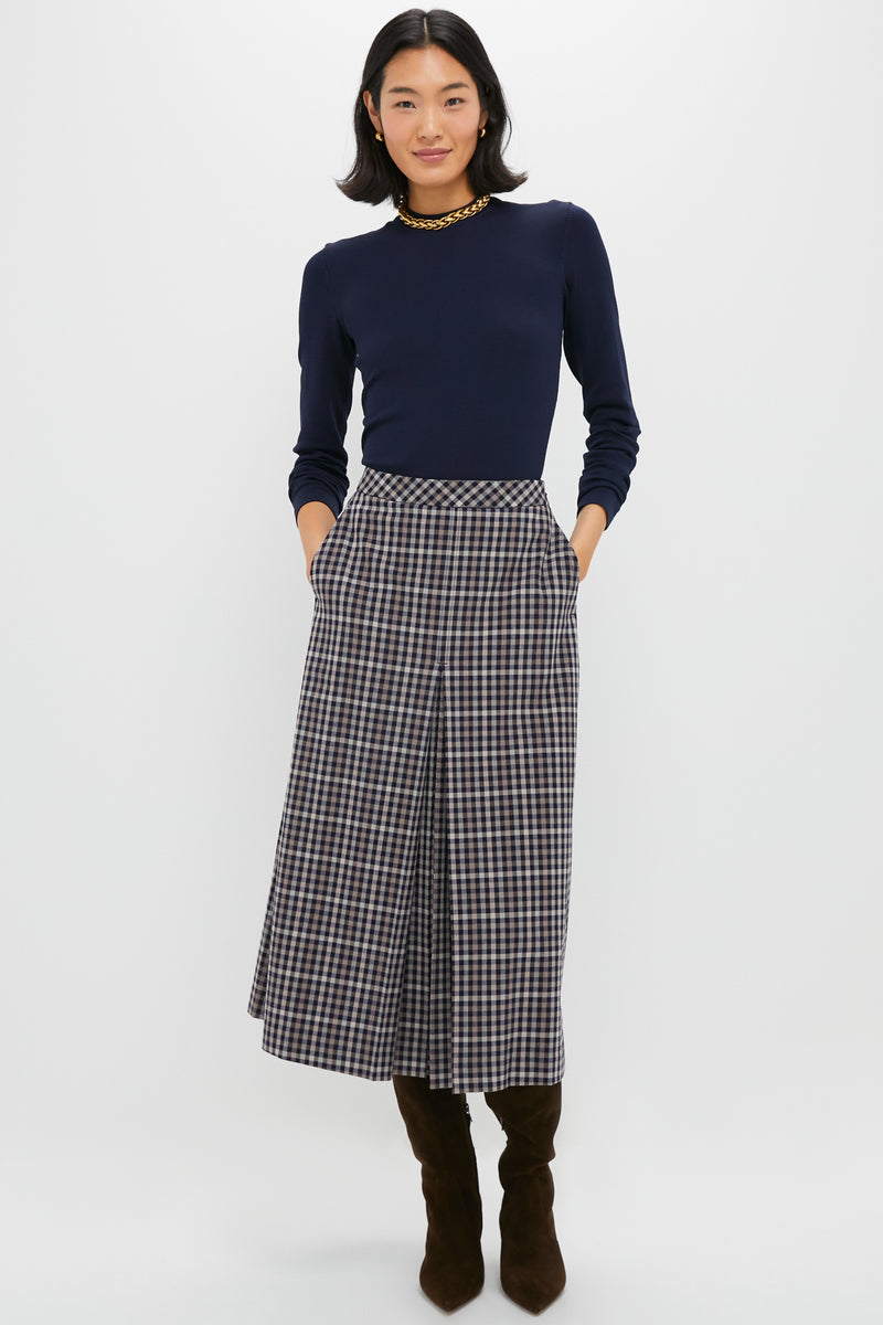 Navy Knit Vanessa Top