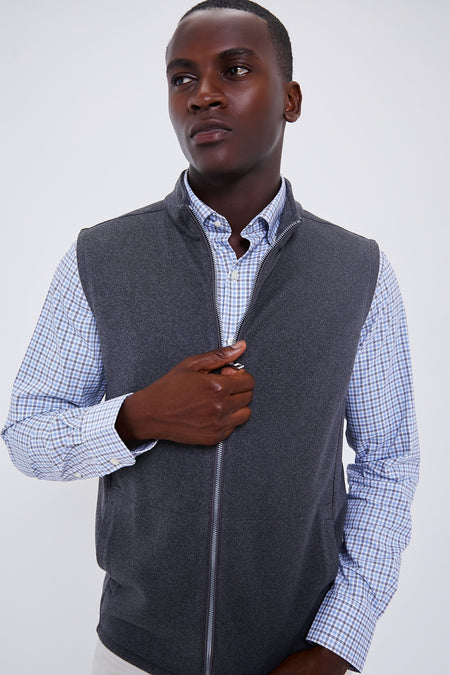 Iron Crown Sweater Fleece Vest Peter Millar - Main Image