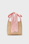 Pink Sand Mixed Media Mini Bow