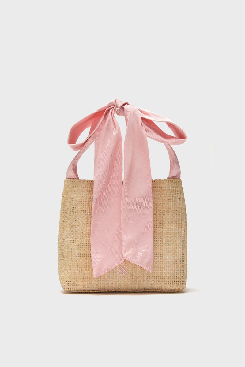 Pink Sand Mixed Media Mini Bow