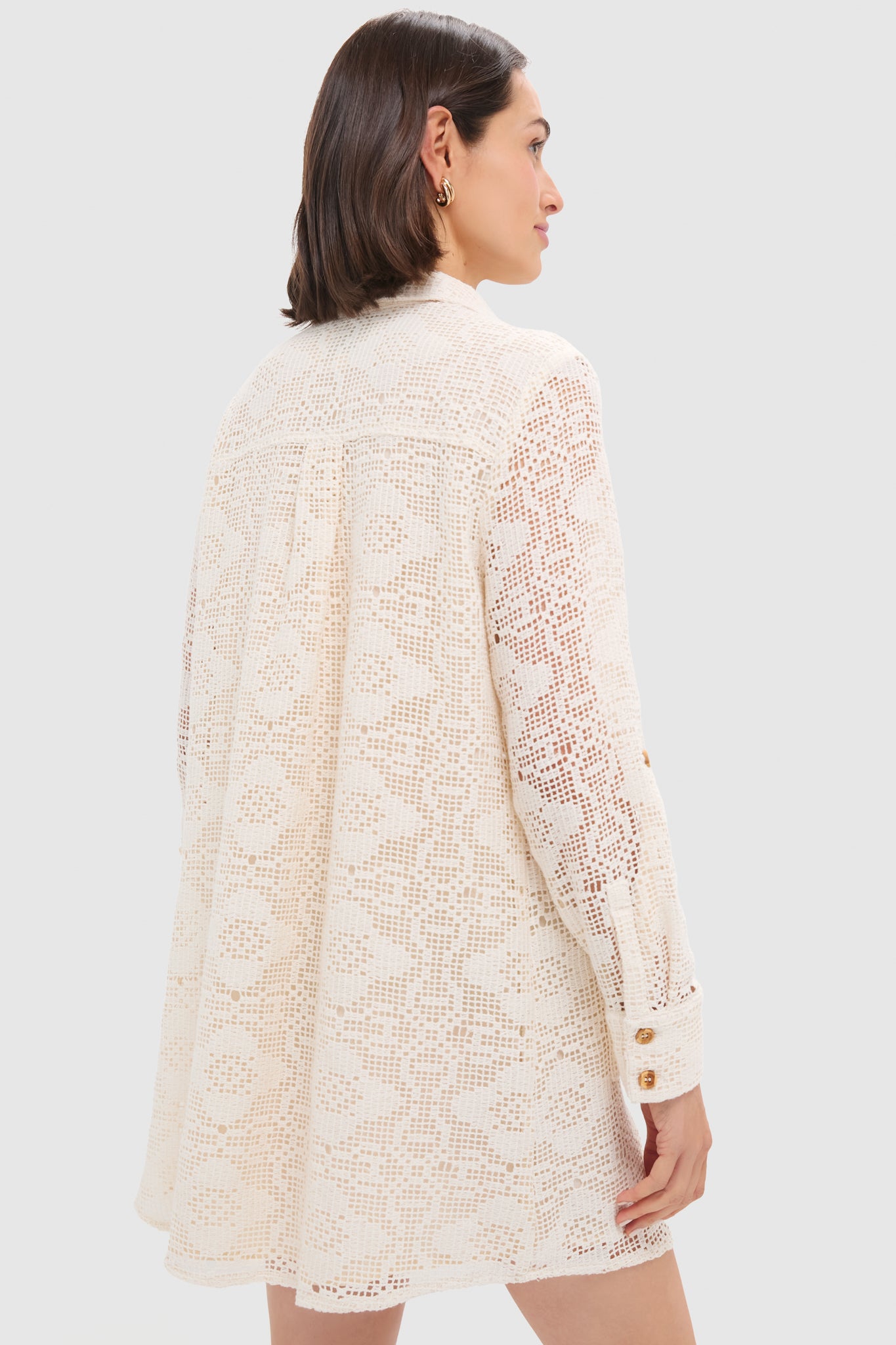 The Cream Lace Raya Dress