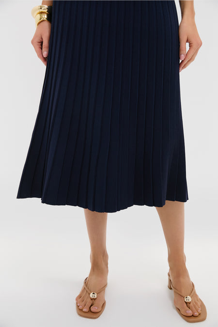 Navy Knit Hathaway Two-Piece Set