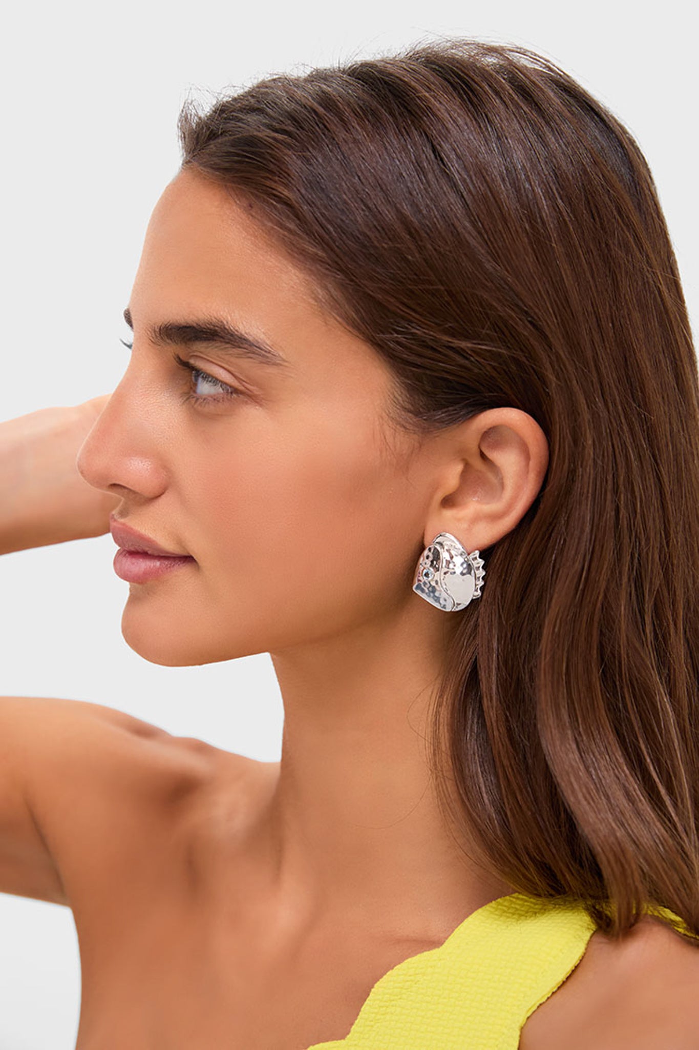 Silver Mikuni Stud Earrings