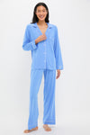 Cornflower Gisele Long PJ Set