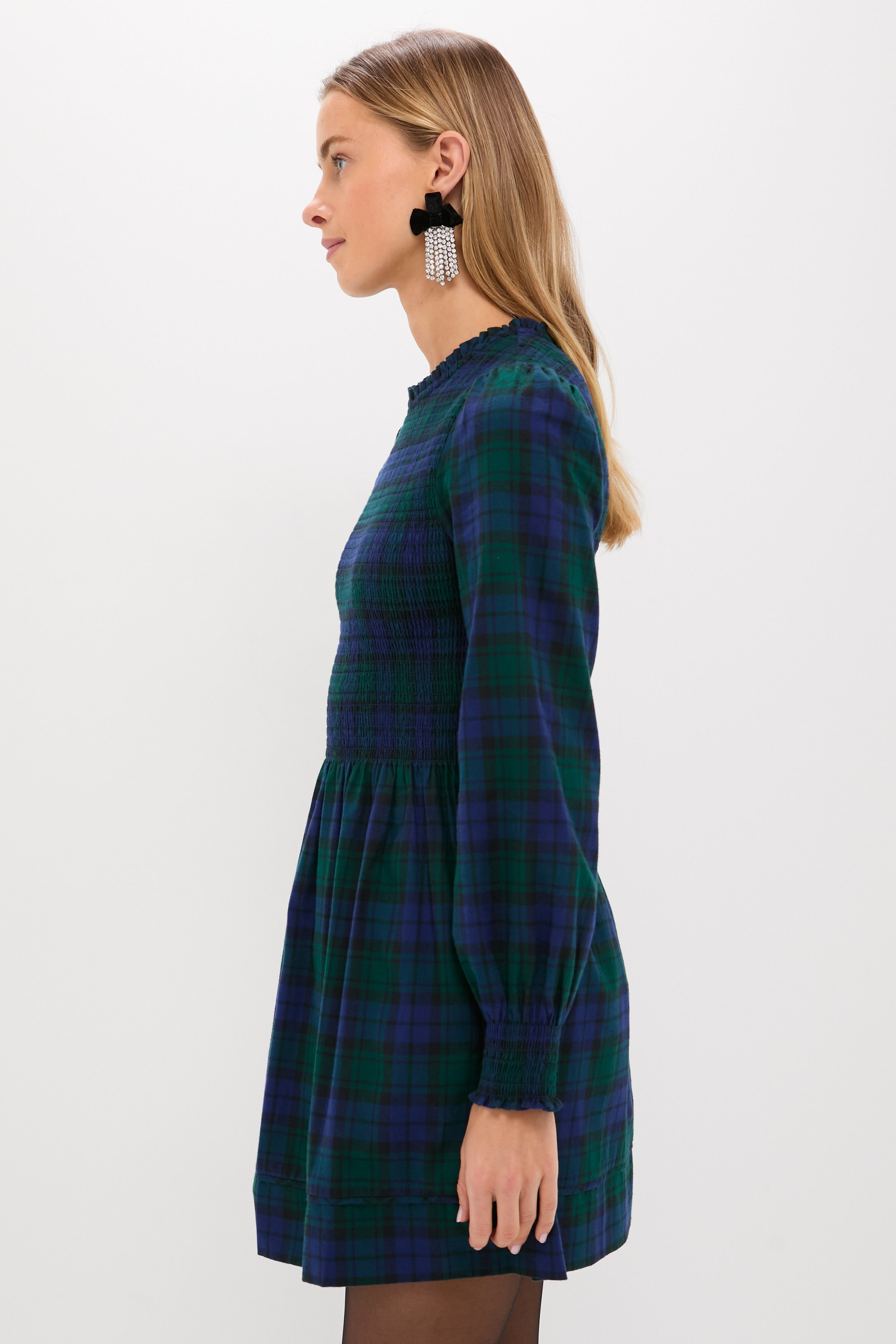 Blackwatch Tartan Lilia Mini Nap Dress