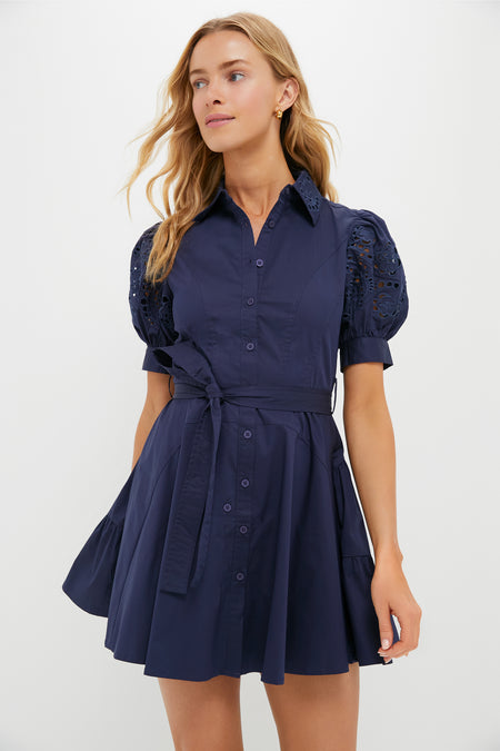 Navy Nara Mini Dress