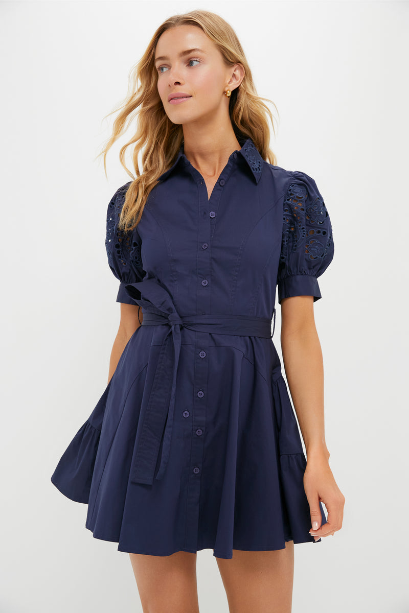 Navy Nara Mini Dress