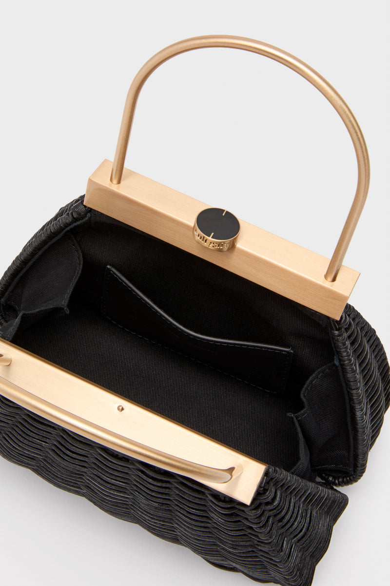 Black Estelle Top Handle