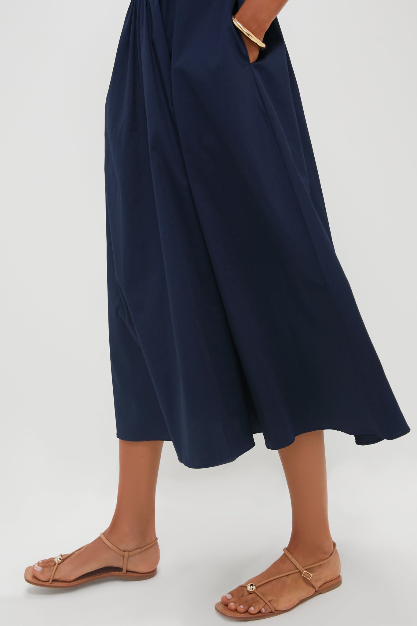 tuckernuck navy blue dress Tuckernuck Navy Cotton Alisa Dress Navy / 14