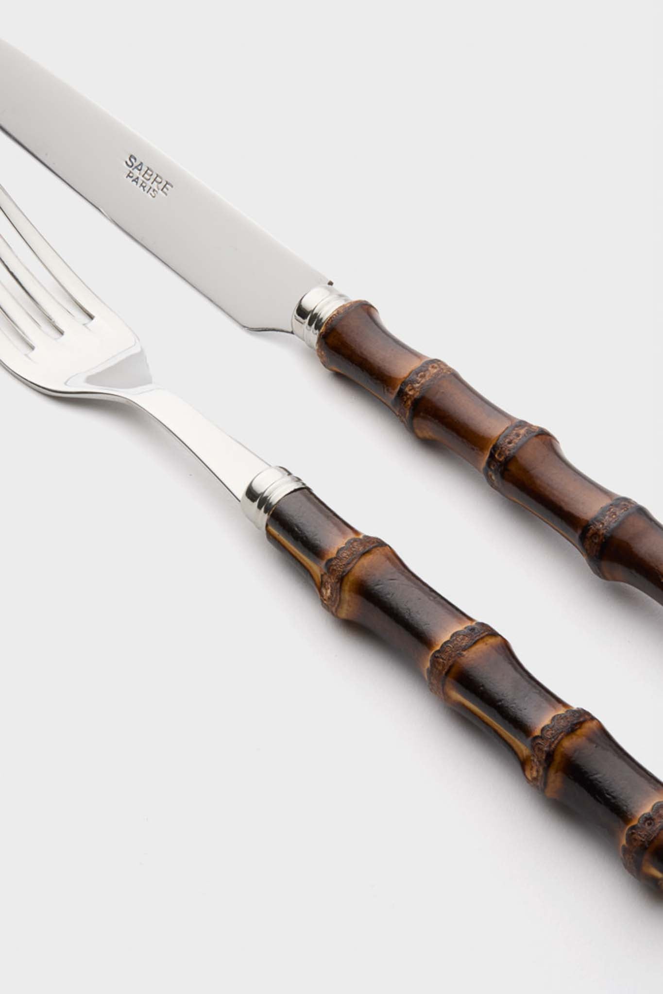 Panda Dark Bamboo 5 Piece Place Setting