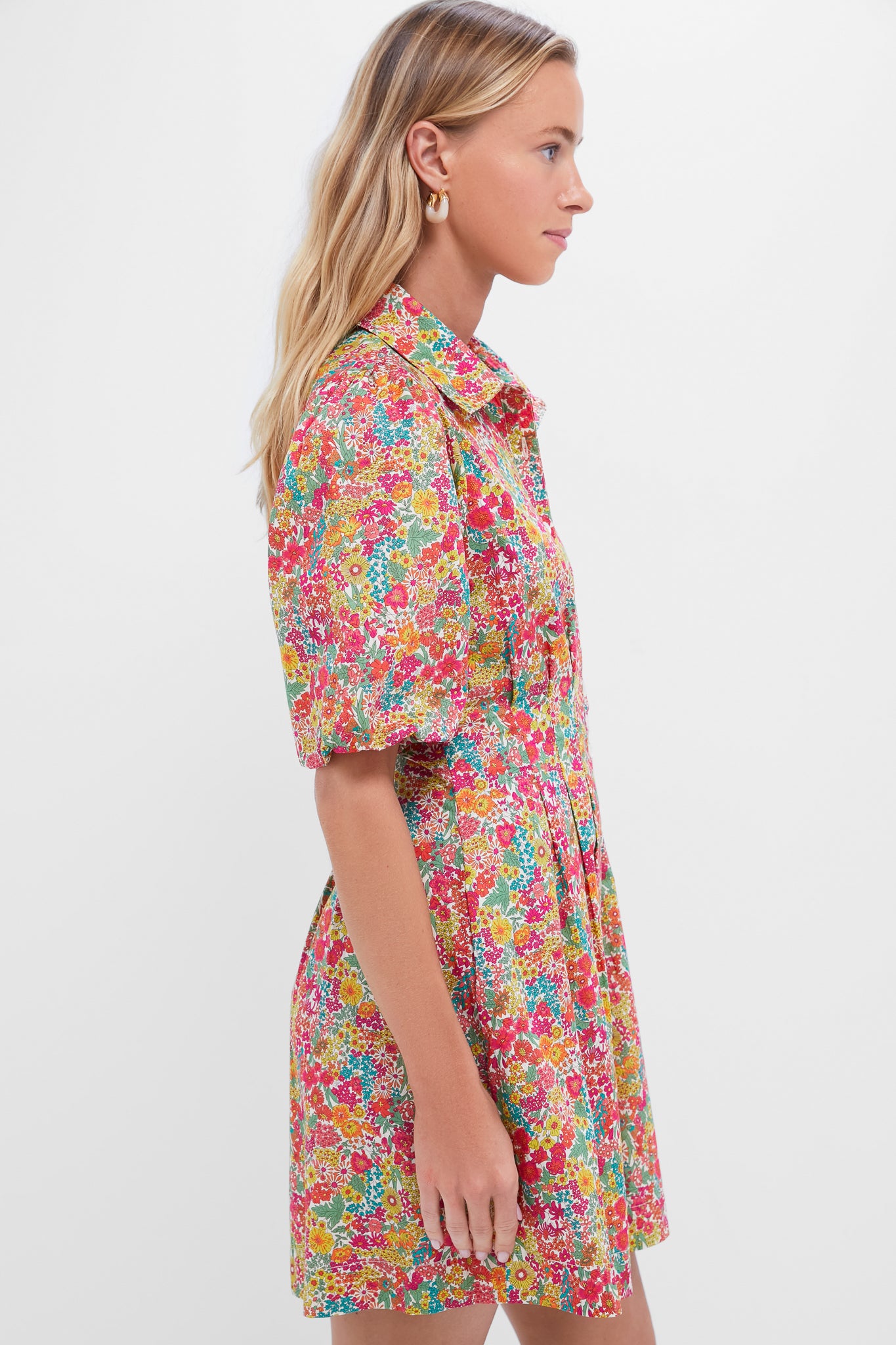 Margaret Annie Liberty Print Marta Mini Dress