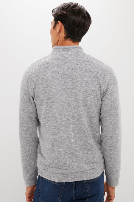 Gray Clayton Textured Pullover