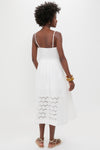 White Smocked Seashell Embroidery Harbor Dress