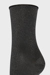 Black Silver Stardust Socks