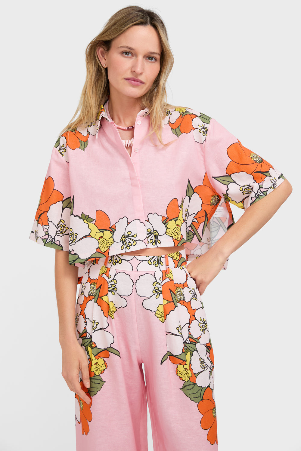 Omnishiro Alani Linen Top