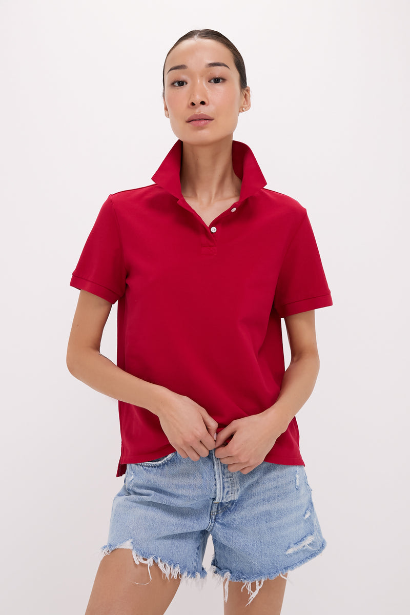 Red Pique Murray Classic Polo