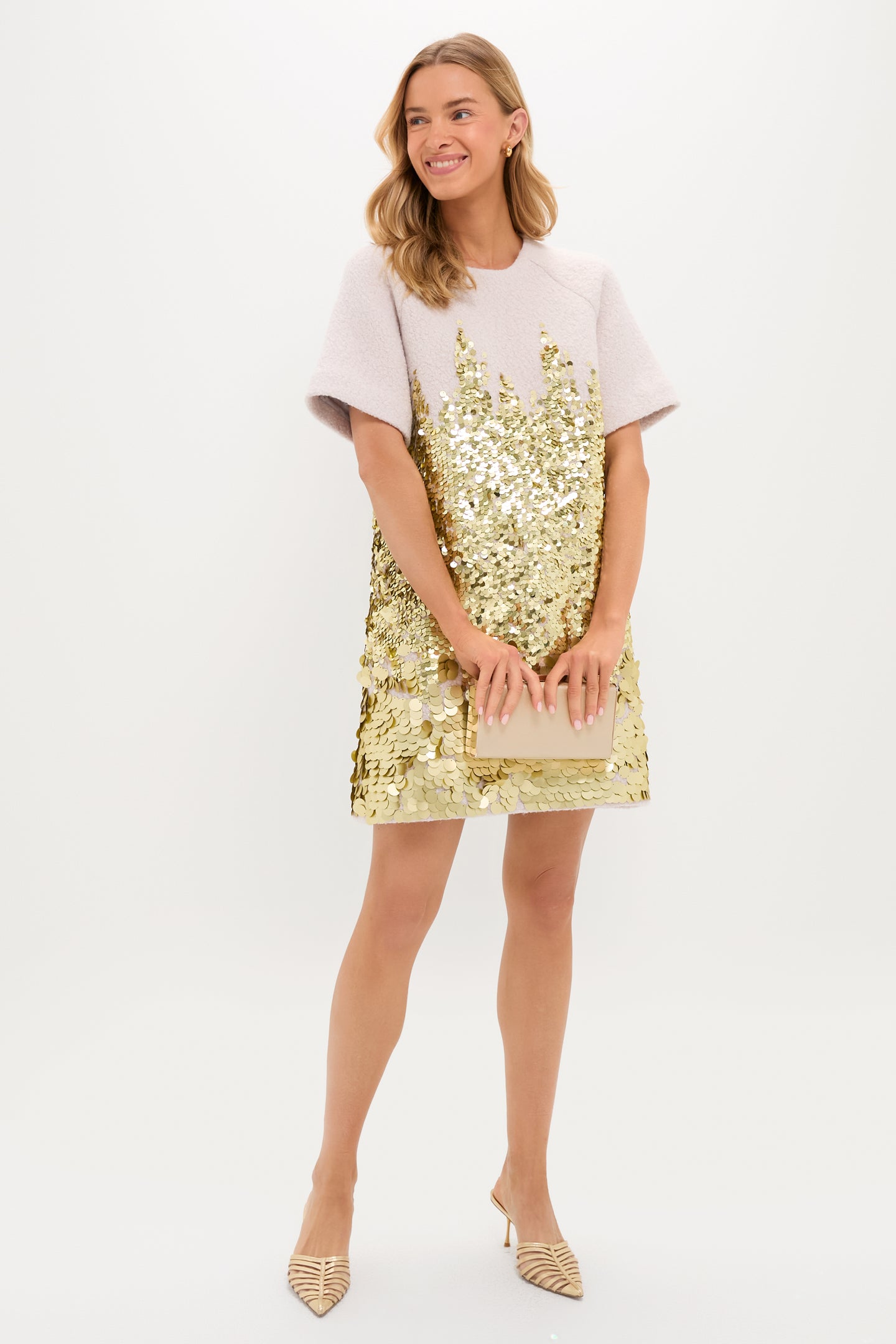 City Lights Gold Aerin Dress