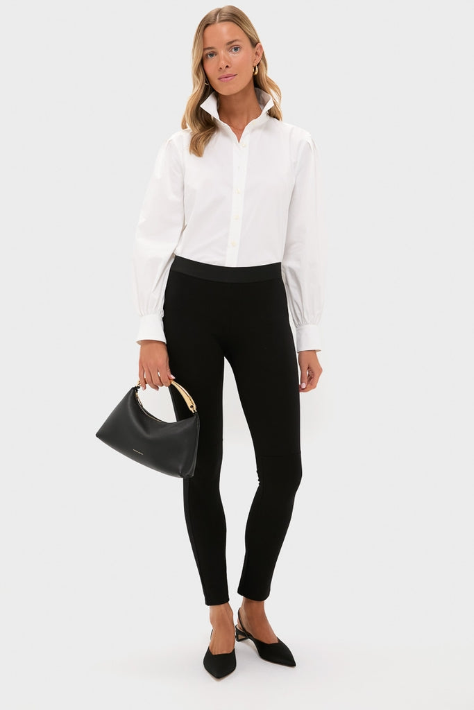 Black Metal Handle Rhea Bag