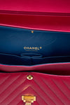 CHANEL Red Reissue 2.55 Flap Bag Calf Leather
