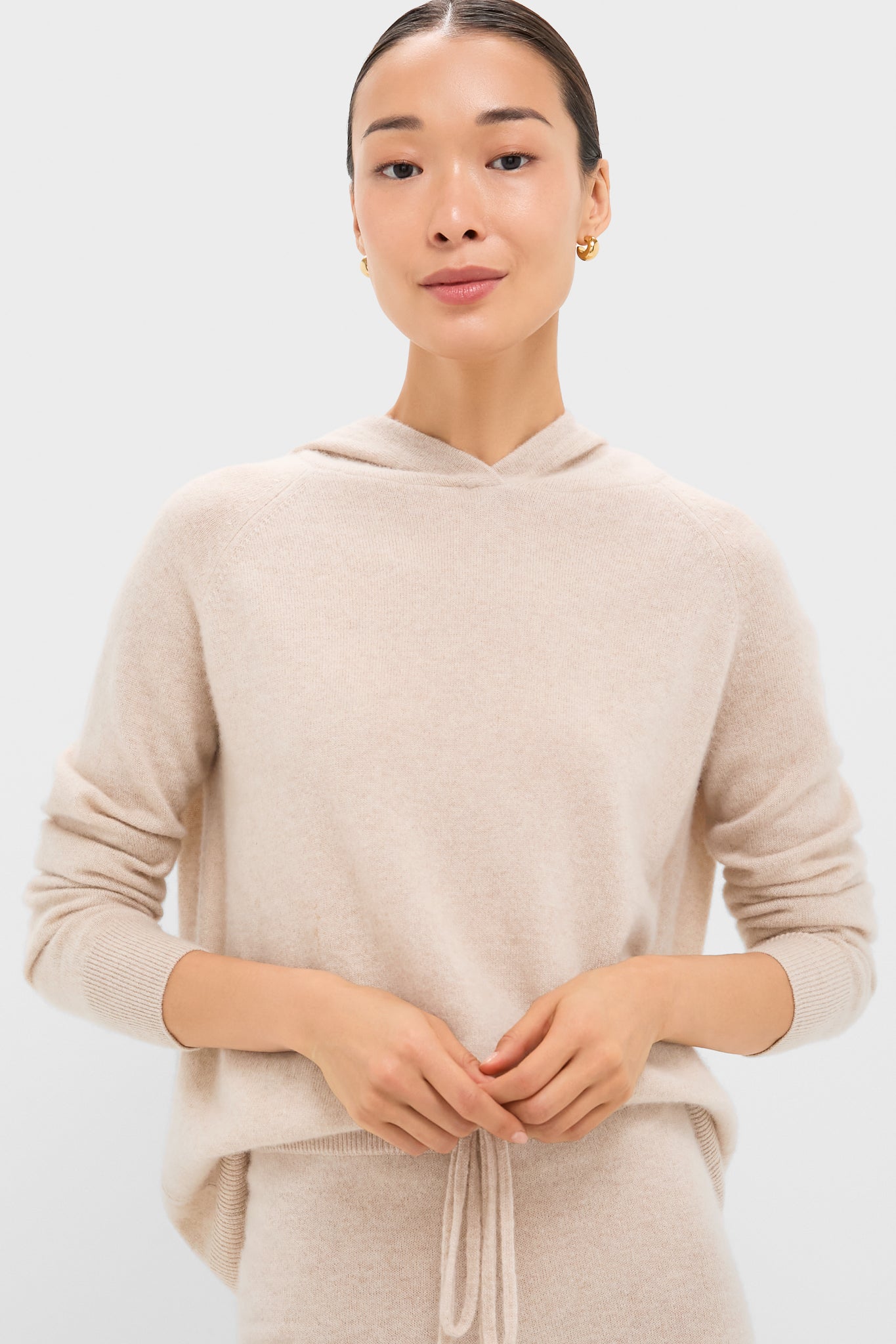Sandstone Cashmere Jane Hoodie