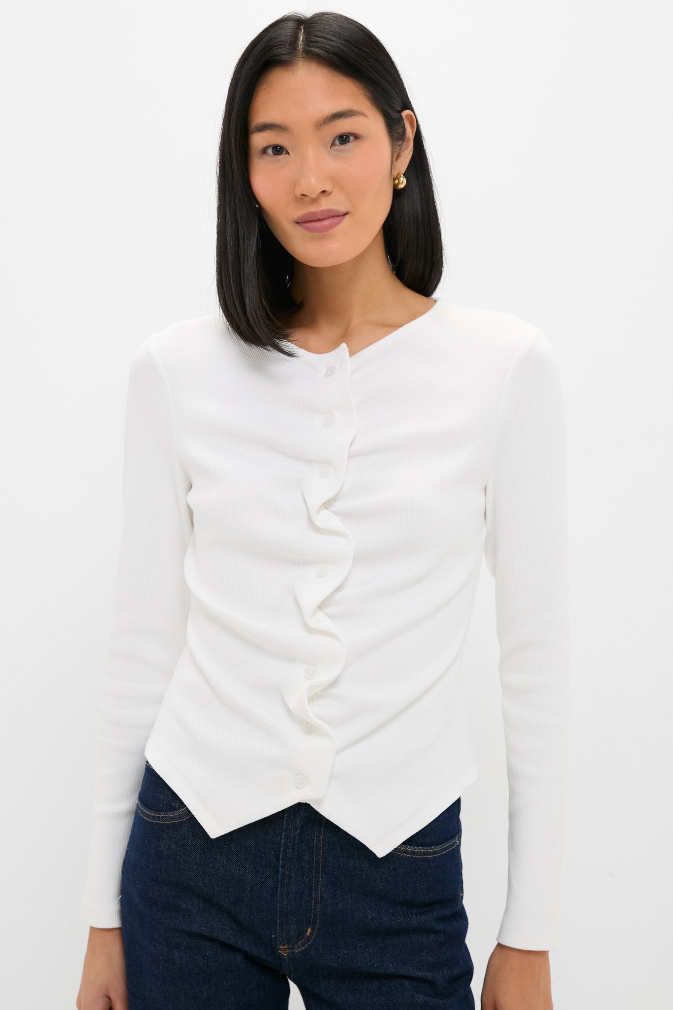 White Jasminah Top | Veronica Beard