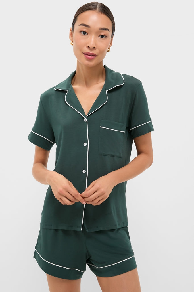 Pine and Ivory Gisele Relaxed Short PJ Set